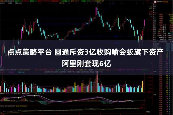 点点策略平台 圆通斥资3亿收购喻会蛟旗下资产 阿里刚套现6亿